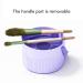 Multifunctional Makeup Brush Cleaning Bowl | Cosmetic Brush Holder & Organizer for Easy Cleaning & Air Dry - Buy Online on GoSupps.com