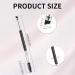 12-Piece Dual-Ended Brow Brush Set | Eyebrow Brush & Spoolie for Perfect Shape & Fill | Precision Makeup Tools (Black - Buy Online on GoSupps.com