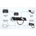 PRIMACARE Professional Classic Manual Blood Pressure Kit with Stethoscope - Adult Size, Emergency BP Monitoring Set in Portable Case - Black - Buy Online on GoSupps.com