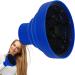 Pzuryhg Hair Dryer Hood Silicone Foldable Blow Dryer Nozzle Heat Resistant Soft Blow Dryer Accessory Multifunctional Hair Styling Supplies for Girls blue - Buy Online on GoSupps.com