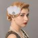 Gortin 1920s Flapper Feather Hair Clip - White Feather Headband for Wedding & Parties - Art Deco Rhiestone Hair Pins - Women's Flapper Hair Accessories - Buy Online on GoSupps.com