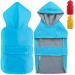 Leaving dog coat with soft lining rain jacket waterproof raincoat dog for small medium and large dogs length 11 to 71 blue L L blue