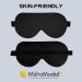 Pacearm Modal Sleep Mask - Soft & Comfortable Eye Mask for Men and Women - Adjustable Strap - Black - Buy Online on GoSupps.com