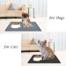 Moacc Silicone Lining Mats for Dogs & Cats - Slipproof Waterproof Food Base Mats (47x30cm) - Gray Paw Pattern - Buy Online on GoSupps.com