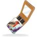 Buy Travel Lipstick Organizer Case - Portable Makeup Bag with Mirror - Bird Purple Flower Design - Buy Online on GoSupps.com