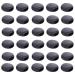 Ultechnovo 500 elastic plastic buckle with round adjusting buckle mask accessories mask attachment buckle face cover slipproof cord buckle plastic mask bell black 1x1cm