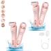 Modira Shaver Modira Mermaid Shaver SilkGlide Pro - 2024 Best Silk Glide Razor Gleam Pro 3.0 Shaver for Women Livora Electric Razor 2 in 1 Electric Shaver Razors for Women (Pink 2Pcs)