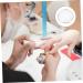 VICASKY Planche De M lange Pour Nail Art Palette Manucure Blanche Ronde Bord Dor En Agate Cristal Pour Salon De Beaut Usage Professionnel Et Amateur - Buy Online on GoSupps.com