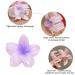 6 Flower Hair Clips - Large Non-Slip Claw Clips for All Hair Types | Perfect Floral Accessories for Women - Buy Online on GoSupps.com
