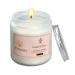 TTRWIN Vanilla & Amber Scented Candle 200g 50 H Long Burning Glass Jar Candle Natural Soy Wax & Essential Oil Gift for Christmas Mother's Day Valentine