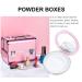 Lurrose Empty Powder Compact Foundation with Mirror - Travel Powder Container - Pink 2pcs - International Shipping Available - Buy Online on GoSupps.com