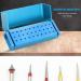 Dekayim Disinfection Box - 30 Holes Aluminum Case for Dental Burs | AutoClavable Tool Holder (Blue) - Shop Internationally! - Buy Online on GoSupps.com
