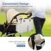 Lekebaby Large Baby Changing Bag for Stylish Mom and Dad - Quilted Beige with Travel Tote and Nappy Changing Mat - Buy Online on GoSupps.com