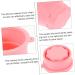 HOOTNEE Silica gel Washing machine brush cleaning pad washer cup tool cosmetic Cleaner scrub cup clean set Multifunction Scrubber cleaning bowl Makeup Tools drying rack 9.20X9.20X8.60CM Pink - Buy Online on GoSupps.com