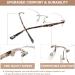 AQWANO Rimless Reading Glasses - Stylish Blue Light Blocking Women s Readers Frameless Design Anti-Blue Ray Reduce Eyestrain Black 1.25 - Buy Online on GoSupps.com