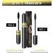 2PCS 4D Silk Fiber Lash Mascara 2 in 1 Mascara For Natural Lengthening And Thickening Effect(Pack of Black) 2pcs Black - Buy Online on GoSupps.com