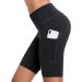 BALEAF Women's 9 High Waisted Biker Shorts with Side Pockets, UPF50+ - Black - Buy Online on GoSupps.com