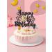 Happy 10th Birthday Cake Topper Glittery Cake Decorations Custom Cake Toppers for Happy 10th Birthday Party Anniversary Supplies (10) - Buy Online on GoSupps.com