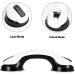 2 Pack Suction Grab Bars Bathroom Balance Bar wit Shower Handle with Strong Hold Suction Cup Safety Suction Cups Assist Bath Handle for Elderly Injury Handicap(12 Inch) - Buy Online on GoSupps.com