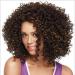 BGHJUE N Wigmix Wigs With Bangs Water Wave Heat Resistant Synthetic Wigs For Women African American African Fluffy