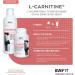 EAFIT Slimming - L-Carnitine DRINK - Powerful Fat Burner - Weight Loss - Energy Booster - Improves Sports Performance - Vitamin B6 - Choline - Peach Flavor - Before Sport - 500 ml - Buy Online on GoSupps.com