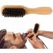 Intoximt Beard Brush for Men - Wild Boar Bristles Wooden Handle | Smooth & Promote Beard Growth | 15.5x3.5x2.8 cm - Buy Online on GoSupps.com