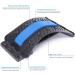 Multi-Level Back Stretcher for Lower Back Pain Relief - Blue - Buy Online on GoSupps.com