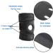 Luwint Kids Youth Neoprene Knee Brace - Open Patella Stabilizer with Adjustable Straps, Medium Black - Ideal Support for Arthritis, ACL, Basketball and Sports - Relieves Pain - 1 Piece - Buy Online on GoSupps.com