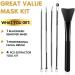 Charcoal Blackhead Remover Mask Kit with Brush and Extractors - Deep Cleansing for Face, Nose, Pores, Acne - Suitable for All Skin Types (3.5 Fl.oz) - Buy Online on GoSupps.com
