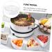 PRETYZOOM Dried Fruit Plate Lunchbox Plastic Fruit Bowl Dry Fruit Tray Candy Tray Convenient Plastic Plate 26X7.5CM White - Buy Online on GoSupps.com