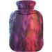 Colorful 2L Hot Water Bottle with Plush Cover - Winter Heat for Kids Men & Women - Buy Online on GoSupps.com