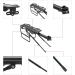 HTTMT Bicycle Rear Rack Fender Luggage Rack Seat with Adjustable Metal Side Wing - ET-BIKE-RACK004-BK - Buy Online on GoSupps.com