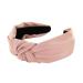 axy fabric headband with knot-vintage-beautiful ladies headband hair accessory headband HR35 (pink)