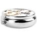 Portable Dog Pill Box - Cute Expression 3-Compartment Metal Organizer for Small Pills | Travel Essential - Buy Online on GoSupps.com