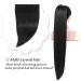 FINE PLUS 30 Inch Natural Black Ponytail Extension Long Yaki Straight Drawstring Ponytail Extension Clip in Ponytail Hair Extensions for Women(30 Inch Natural Black) 30Inch Natural Black - Buy Online on GoSupps.com