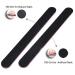 Nail File Set 100/180 Grit Emery Board Filer for Acrylic/Natural Fingernail - 21ct Black Assorted Sizes - Buy Online on GoSupps.com