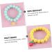CALLARON 3pcs Children's Bracelet Fashion Bracelet Kids Suit Case Fruit Wrist Chain Friendship Bracelets Kid Suit Stretch Bracelet Kid Bracelets Decor Girl Gift Soft Ceramic Frosted Beads - Buy Online on GoSupps.com