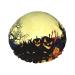 Halloween Moon Horrible Pumpkin Printed Shower Cap Bath Cap Waterproof Shower Caps Fits All Head Sizes All Hair Textures for Women Hair Bath Caps