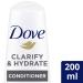 Dove Conditioner Clarify & Hydrate | 1000ml & 6 x 200ml | Nourishing & Moisturizing for Strong Hair - International Shipping Available - Buy Online on GoSupps.com