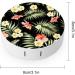 Hawaiian Flower Hibiscus Round Case For Contact Lens Kit Storage Box with Mirror Printed - Buy Online on GoSupps.com