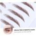 Housoutil 5pcs Eyebrow Stickers Eyebrow for Women Black Stickers Eyebrow Stencils Water Proof 6d Post Paper - Buy Online on GoSupps.com