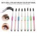 2-Piece Portable Cosmetic Eyelash Brushes - Black and Silver - Buy Online on GoSupps.com