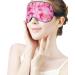 Blooming Pink Cherry Sleep Mask for Women | Adjustable Eye Shades with Elastic Strap | International Shipping - Buy Online on GoSupps.com