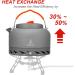 Alocs 1.3L Camping Kettle with Heat Exchanger - Portable Aluminum Tea Kettle for Outdoor Hiking and Picnic - Buy Online on GoSupps.com