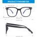 Blue Light Blocking Glasses for Men & Women - Transparent Grey Reading Gaming & TV Glasses - Worldwide Shipping - Buy Online on GoSupps.com
