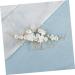 TOVINANNA Bridal Headdress Bridal Hair Comb Flower Hair Comb Bridal Hair Accessory Crystal Hair Comb Hair Comb for Bride - Buy Online on GoSupps.com