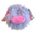 xbiez Elastic Hair Scrunchies for Kids Colorful Sausage Mouth Doll Ponytail Hair Rope Christmas Hair Rope for Toddler Girls Purple