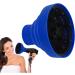 Pzuryhg Hair Dryer Hood Silicone Foldable Blow Dryer Nozzle Heat Resistant Soft Blow Dryer Accessory Multifunctional Hair Styling Supplies for Girls blue - Buy Online on GoSupps.com