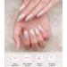 Upgrade Your Nail Game with Ledsuuei Pearl White Chrome Nail Powder - Aurora Shimmer & Glittering Mirror Effect for Stunning Nails - Buy Online on GoSupps.com