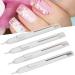 Professional Nail Polish Pencil & Dotting Pen Set - 4PCs Gold & Rose Gold Manicure Tools for DIY Decoration (1.0 mm) - Buy Online on GoSupps.com